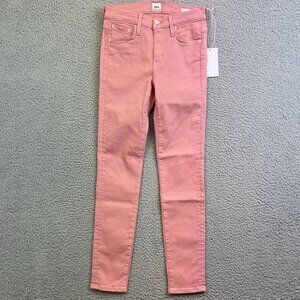 Edwin Womens Jeans Pixie Mid Rise Skinny Size 25 Petal Pastel Pink25x26‎